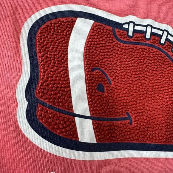 Vineyard Vines Youth Pink Football Whale Graphic Long Sleeve T-Shirt XL (18) - Picture 2 of 8